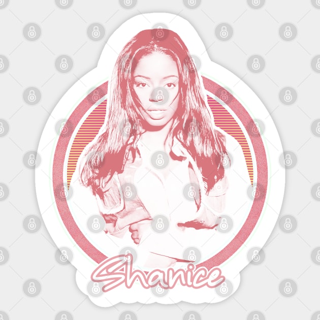 Shanice /// 90s Retro Soul Fan Design Sticker by DankFutura